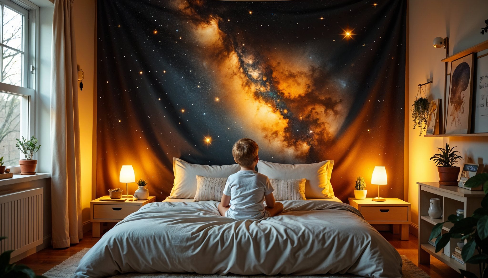 Jungs Kinderzimmer Wand Deko Stoff