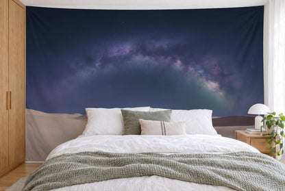 Galaxie über der Wüste Wandtuch XXL
